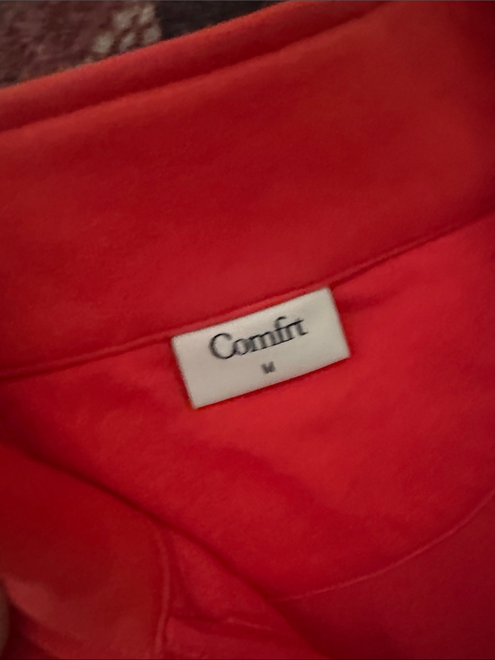 Comfrt Red Women's Top - Comfort-Focused Design